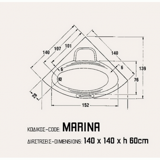 S. MARINA 140X140