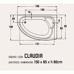 S. CLAUDIA 150X95