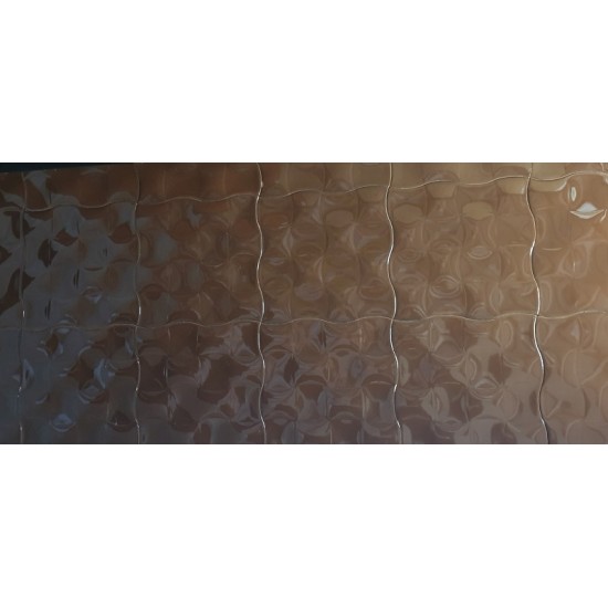 Πλακάκια Μπάνιου και κουζίνας Mosaico deluxe καφέ 25x25